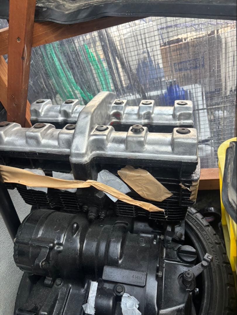 XJR400 4HMエンジン実働