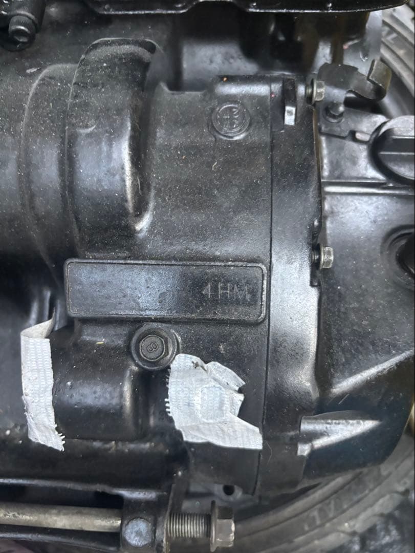 XJR400 4HMエンジン実働