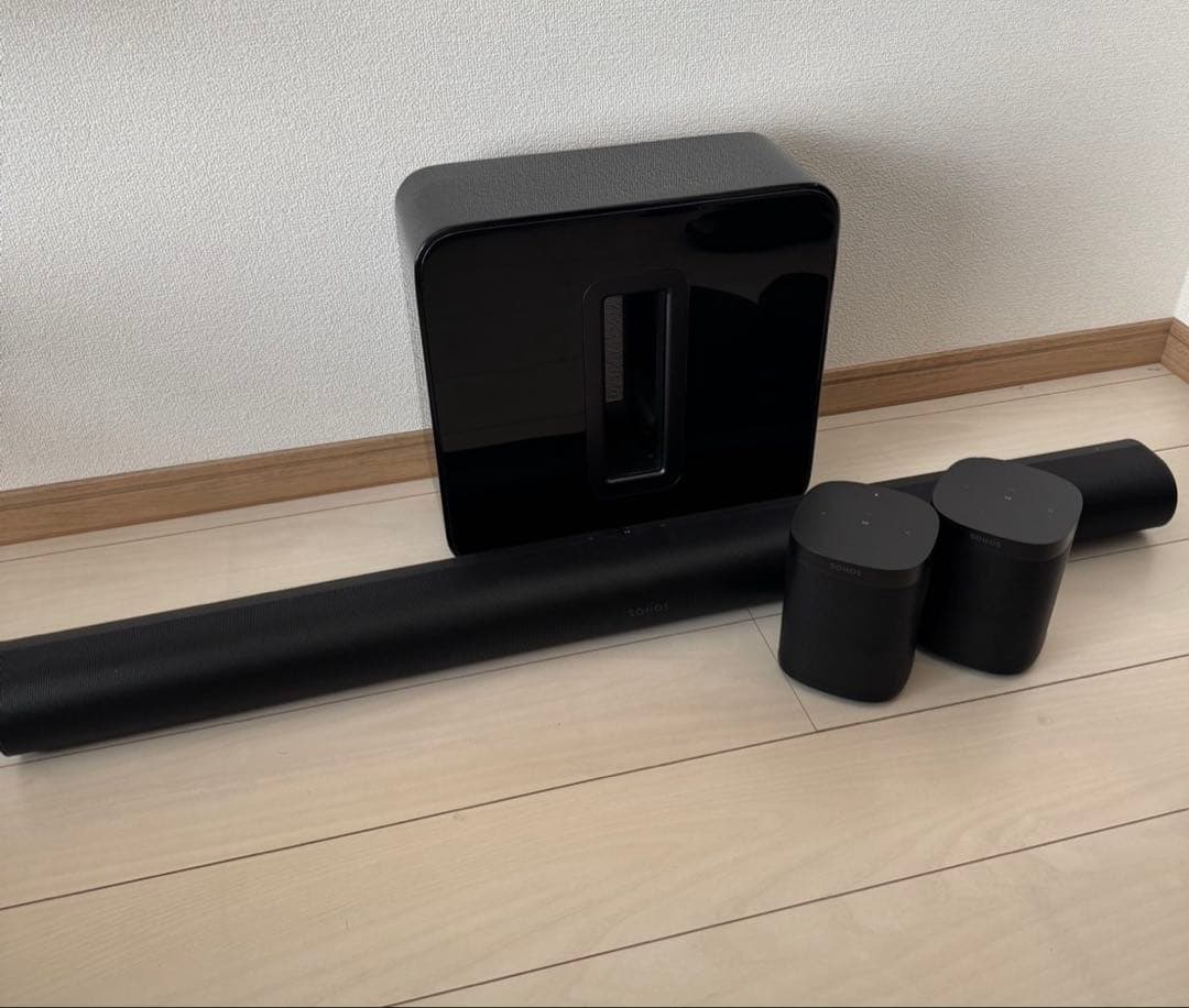 【美品】sonos ワイヤレスホームシアターセット
