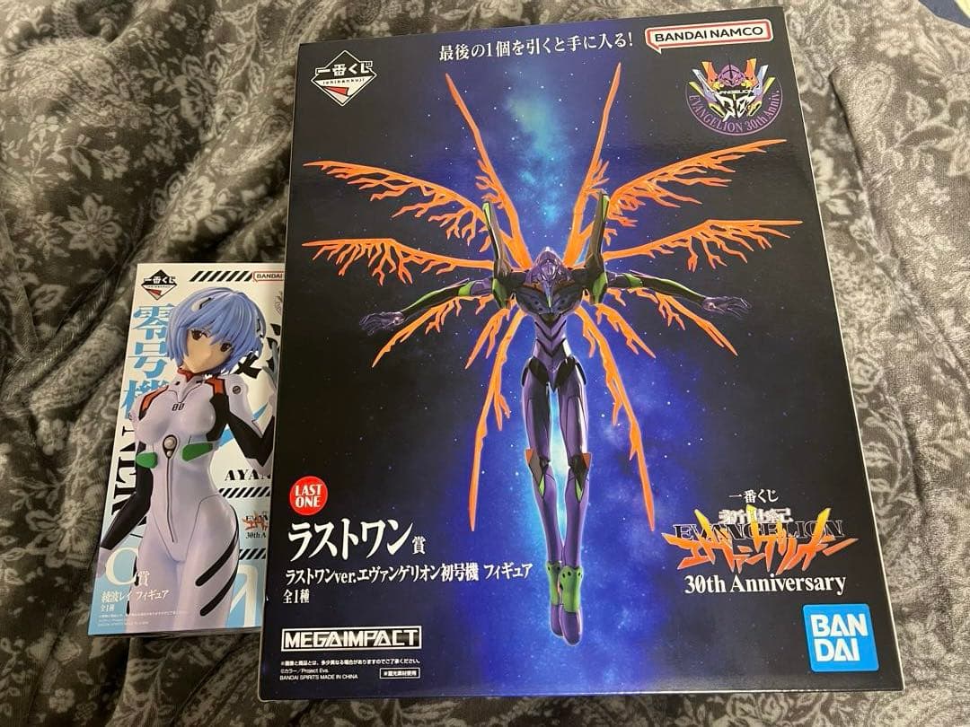 一番くじ エヴァンゲリオン ラストワン賞とC賞綾波レイのセット