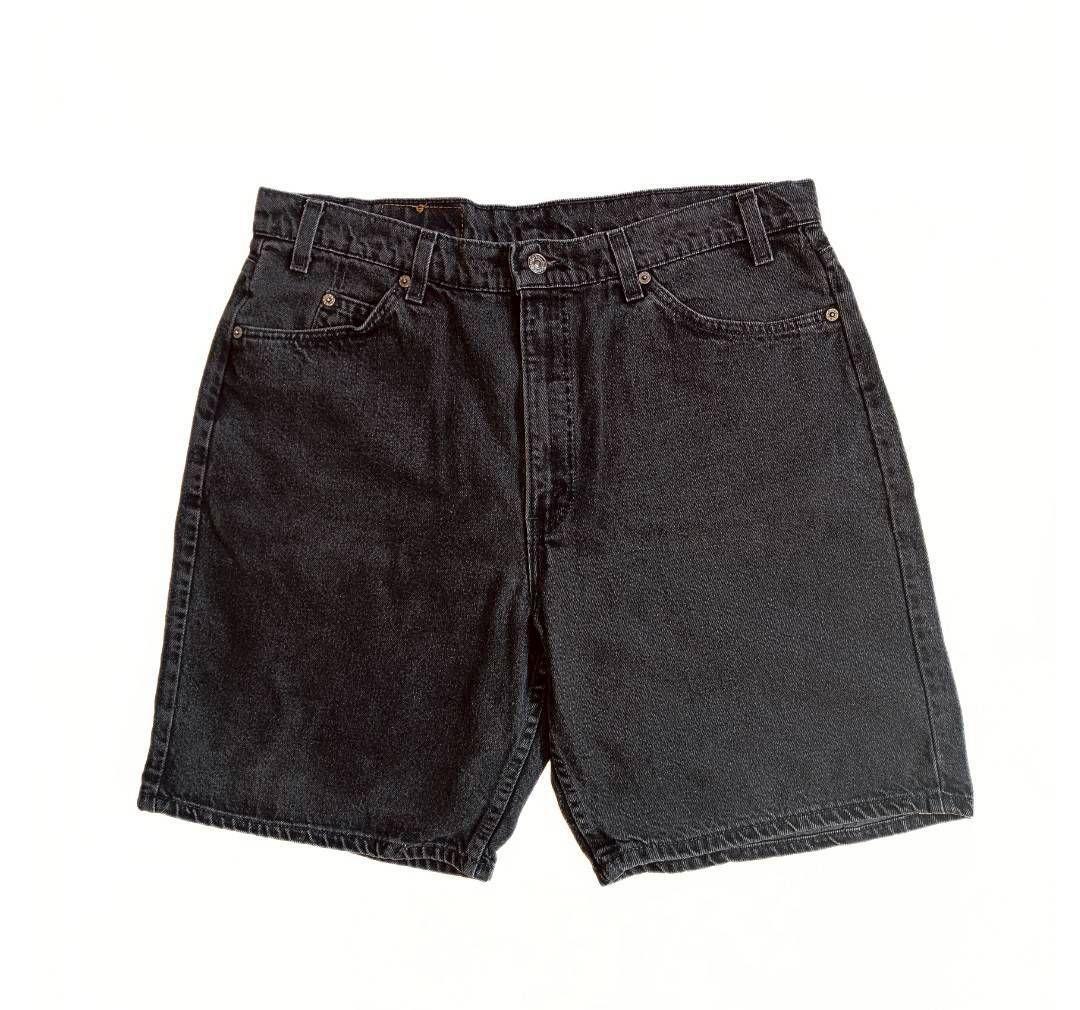 【セール対象】90s USA製 リーバイス550 ブラック ショートパンツ