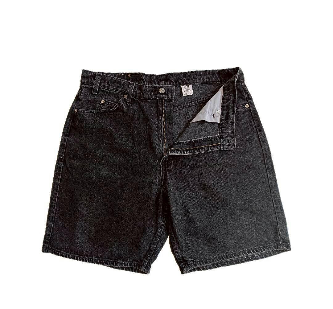 【セール対象】90s USA製 リーバイス550 ブラック ショートパンツ