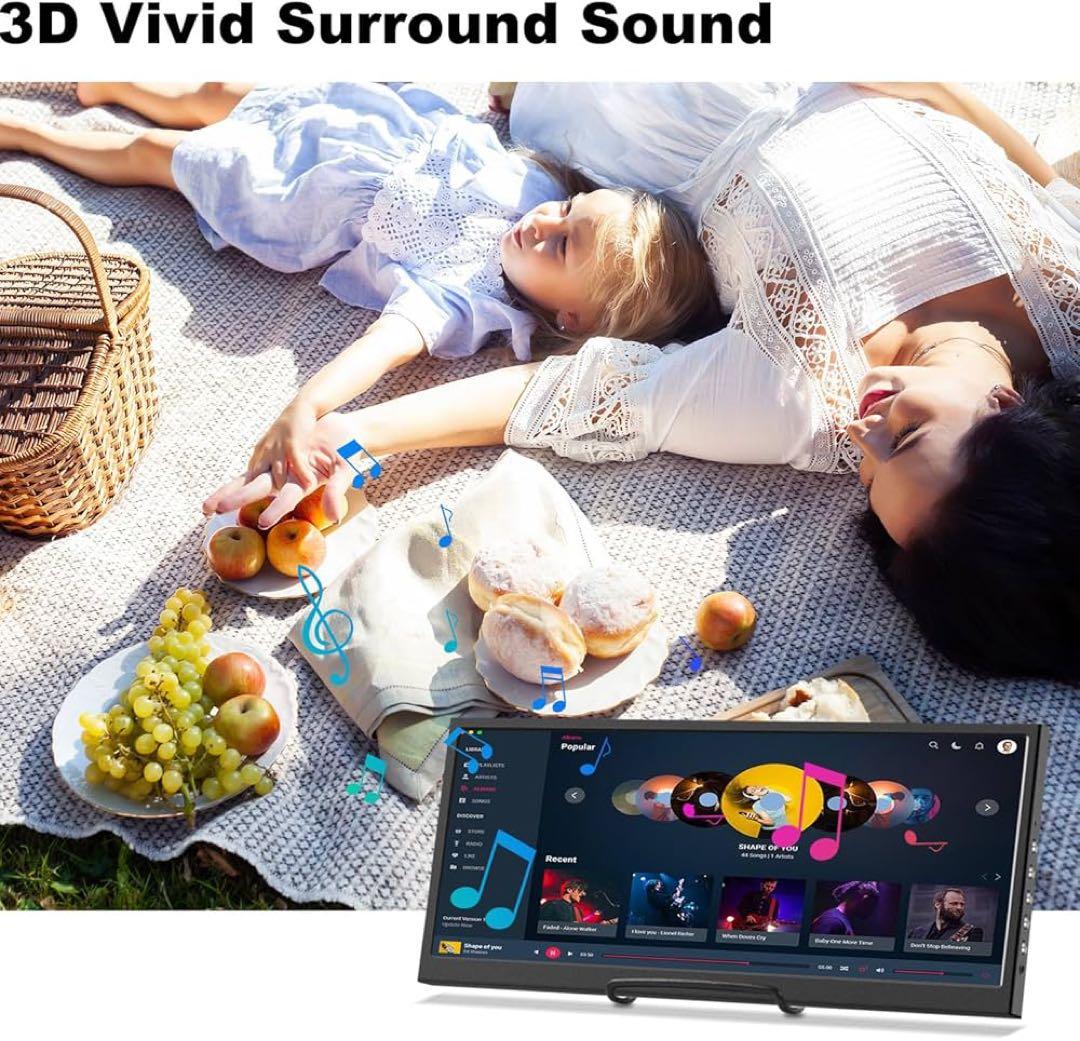 12.3インチ タッチスクリーン セカンダリーモニターIPSストレッチバーLCD