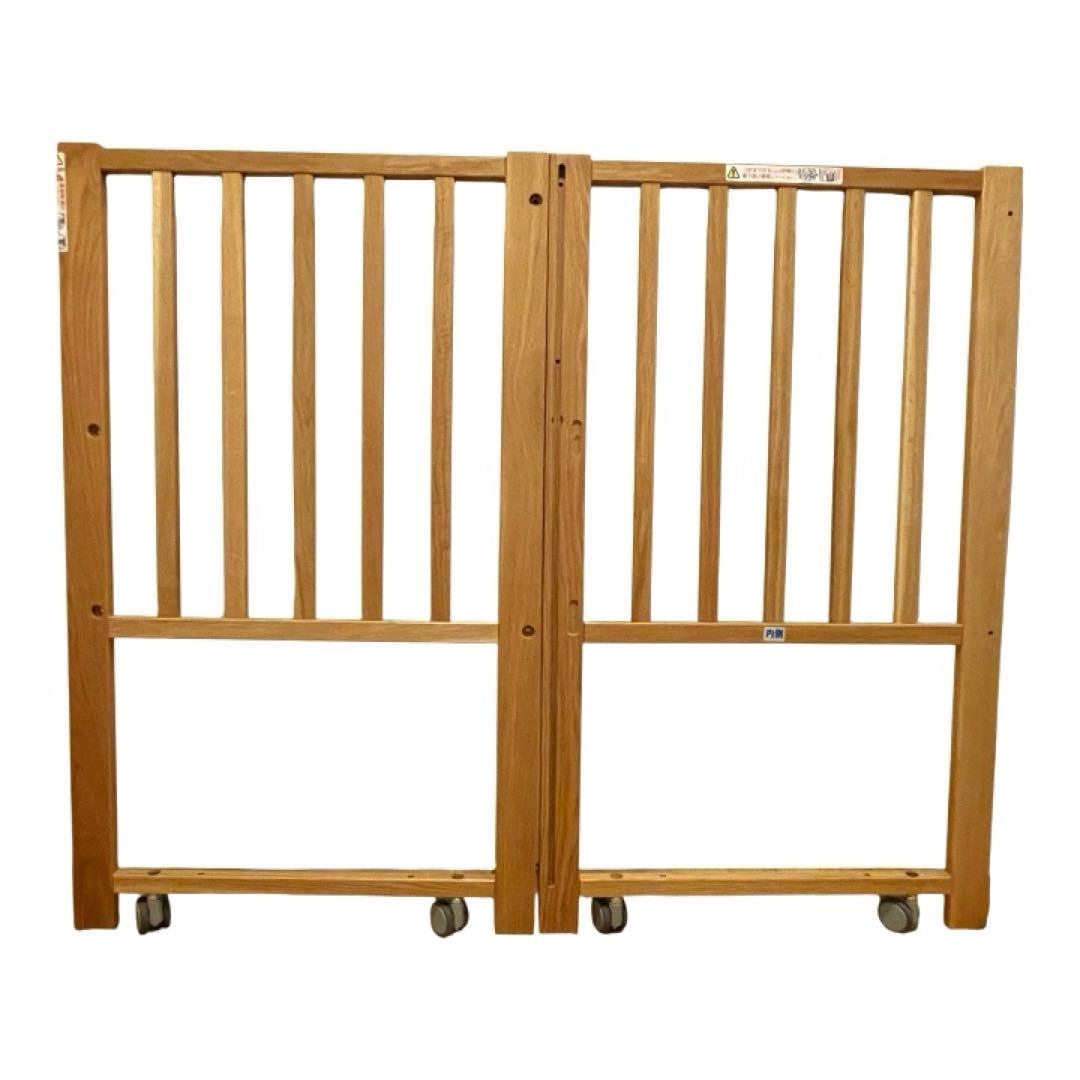 【送料込み】MUJI ベビーベッド オーク材 中古　無印良品