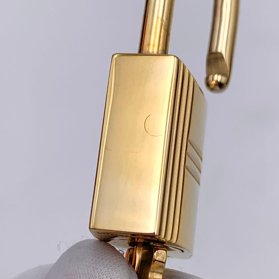 HERMESエルメスカデナ100番ゴールド24Kメッキ鍵付き南京錠