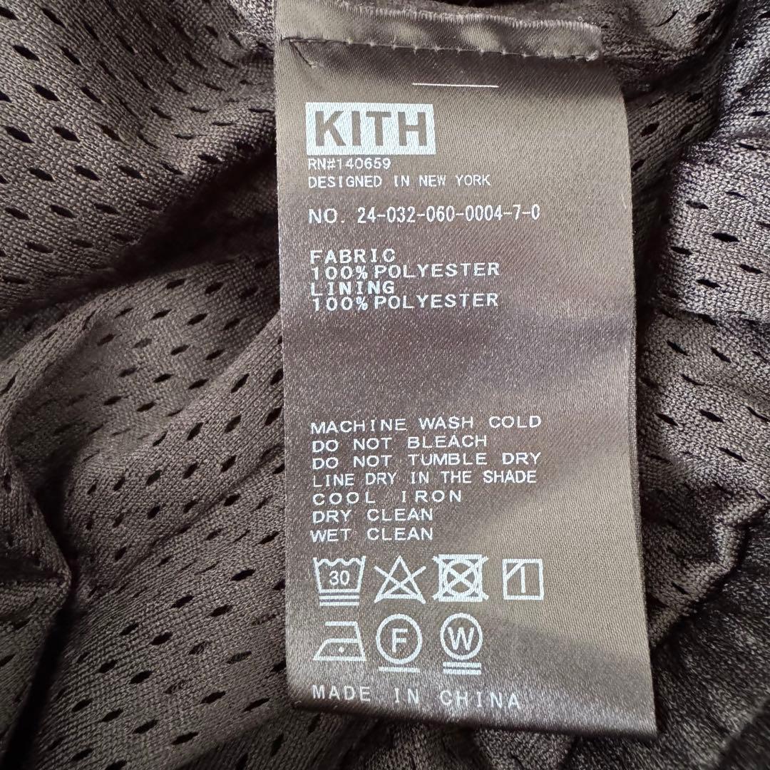 ●着用6〜8回ほど● Kith ブラック メッシュショートパンツ　サイズS