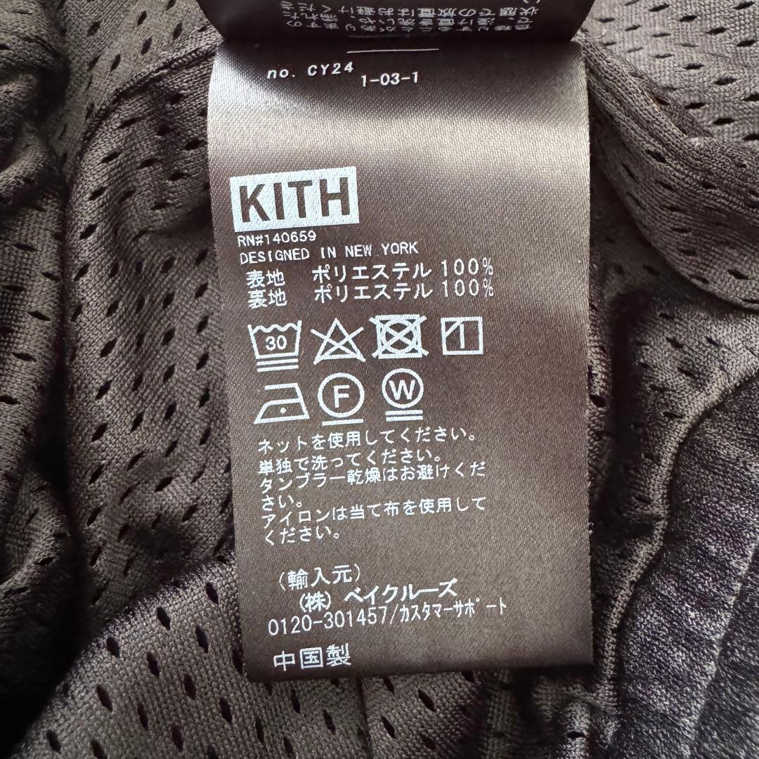 ●着用6〜8回ほど● Kith ブラック メッシュショートパンツ　サイズS