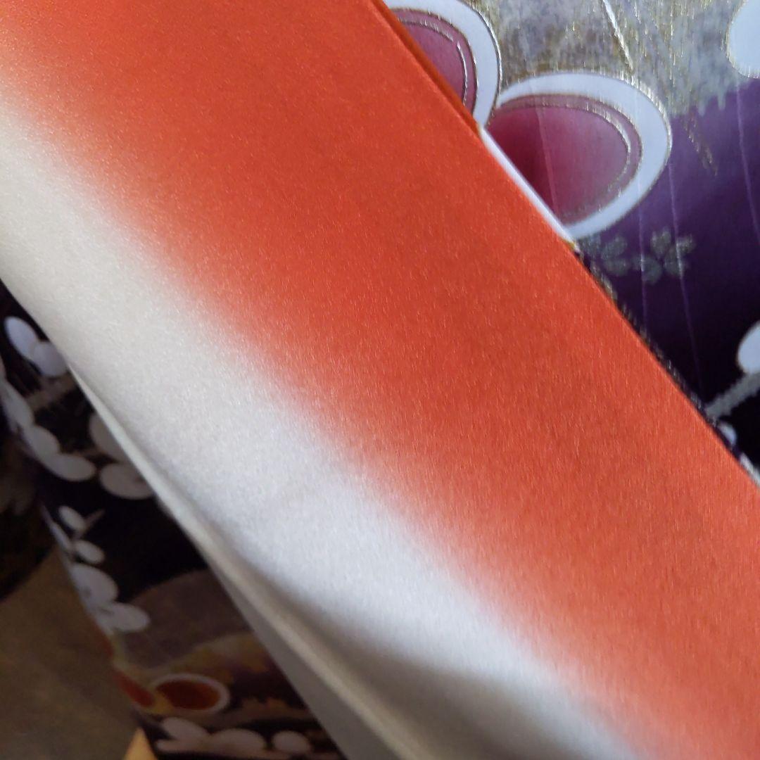 463紫　華やか 古典柄　金彩 正絹振袖6点フルセット成人式卒業式謝恩会結婚式