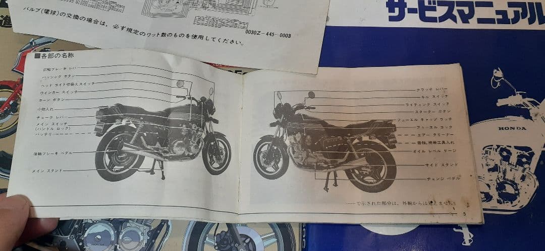 CB750F サービスマニュアル パーツリスト 説明書 ハイパーバイクVol14