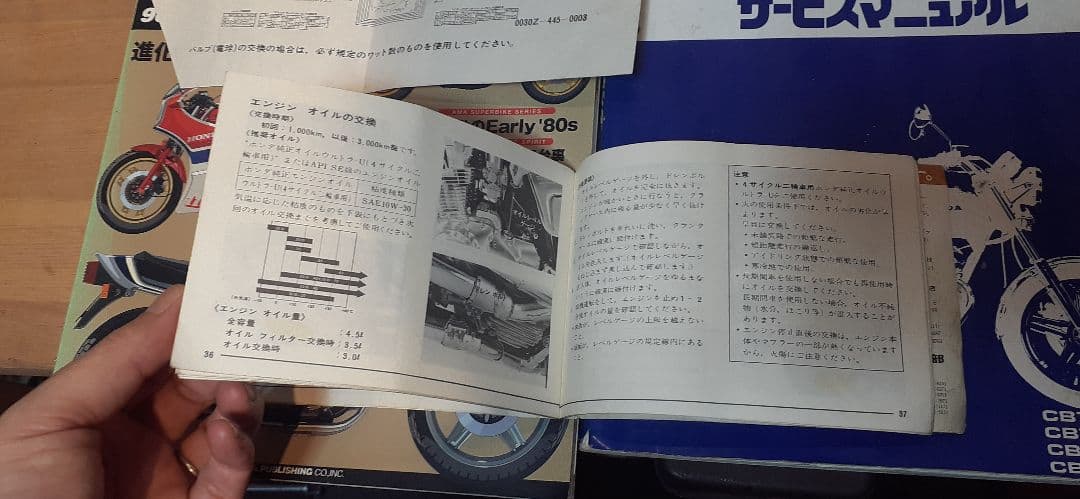 CB750F サービスマニュアル パーツリスト 説明書 ハイパーバイクVol14