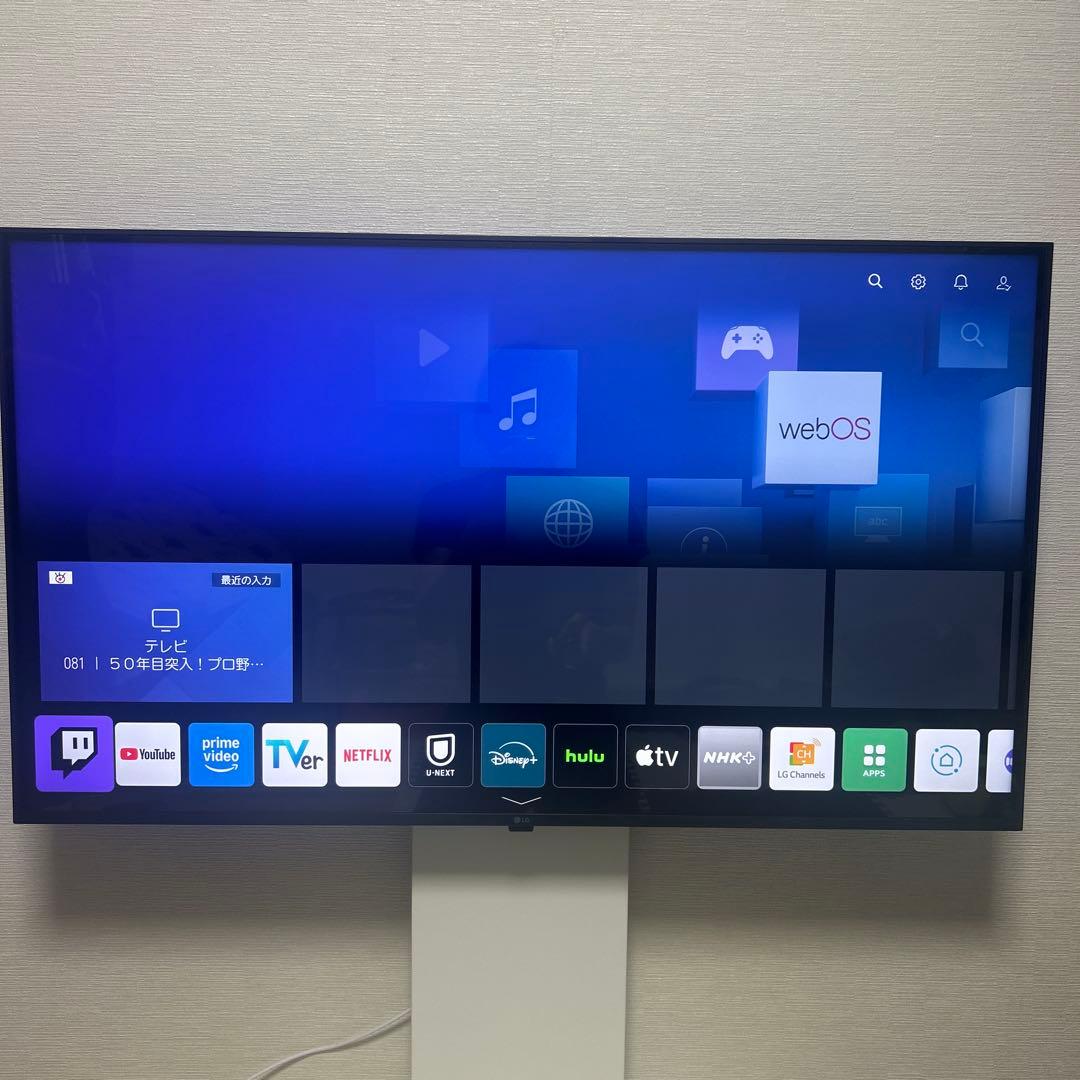 LG 4K液晶テレビ　43UP8000PJB テレビ本体とリモコンのみ