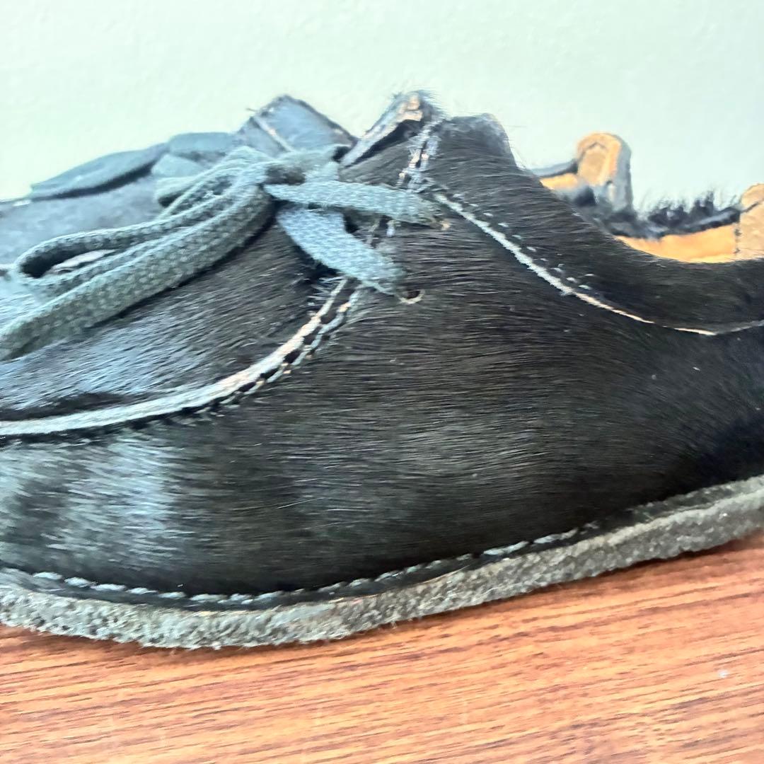 希少✨美品✨Clarks Originals ナタリー ハラコ 黒 23.5cm