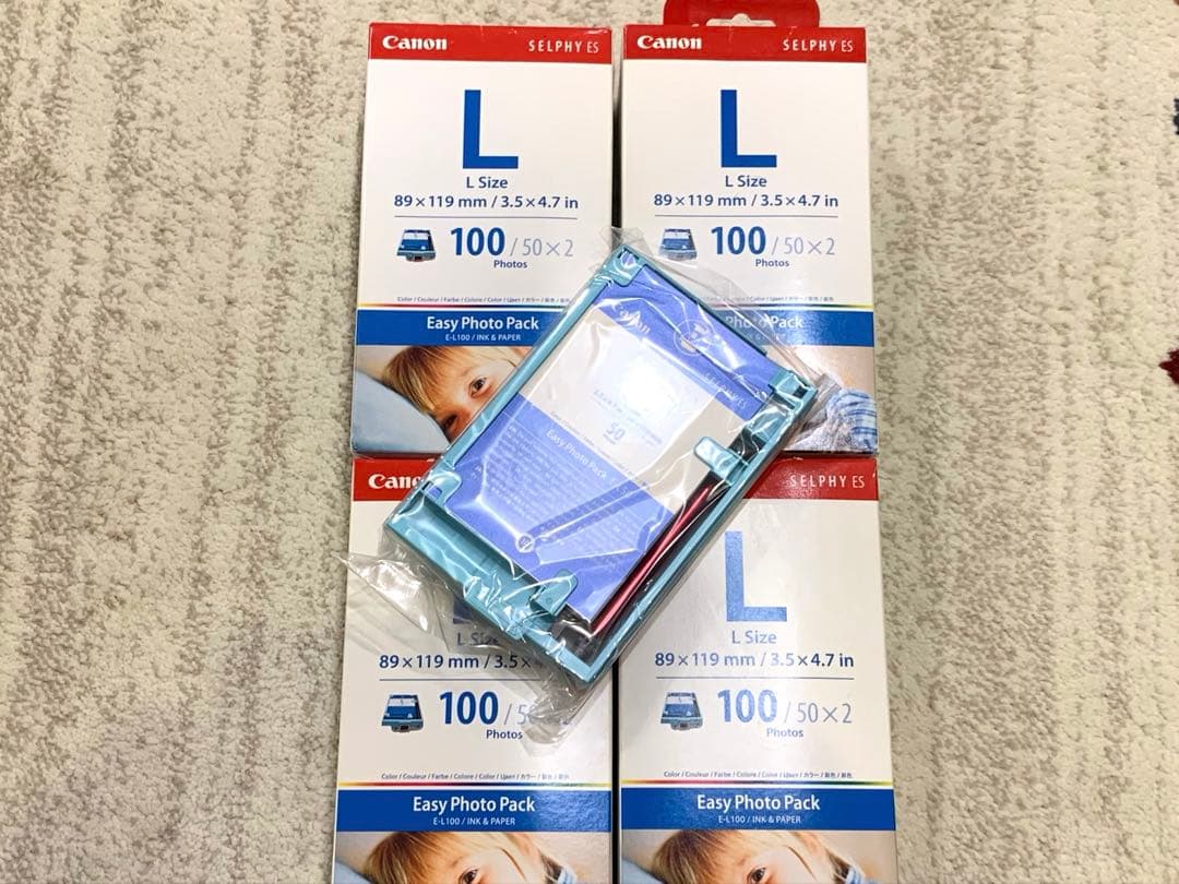 Canonキャノン 純正イージーフォトパック Lサイズ E-L100 計450枚