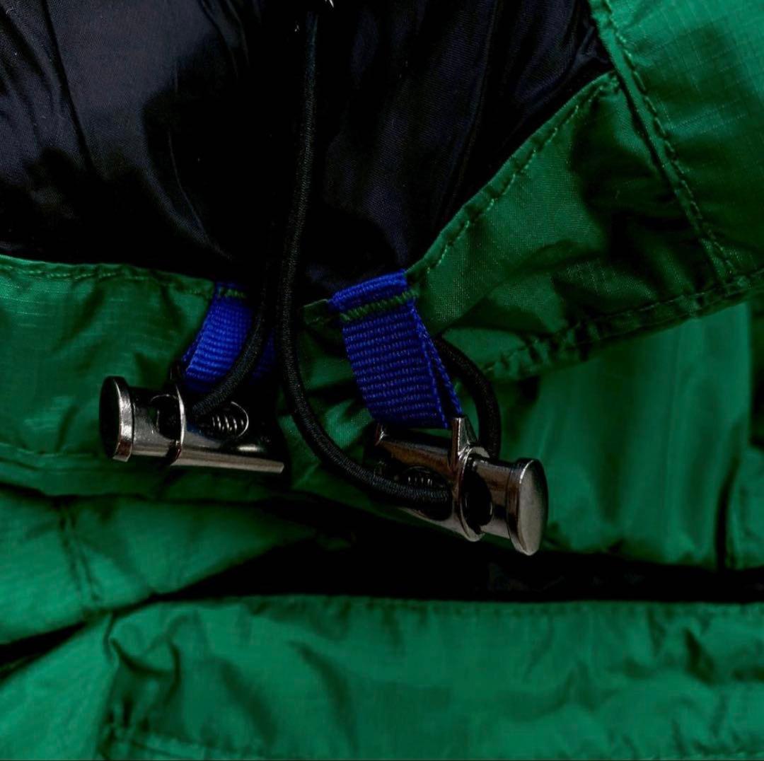 ポロラルフローレン ダウンベスト ビッグポニー 星条旗ワッペン 緑 S