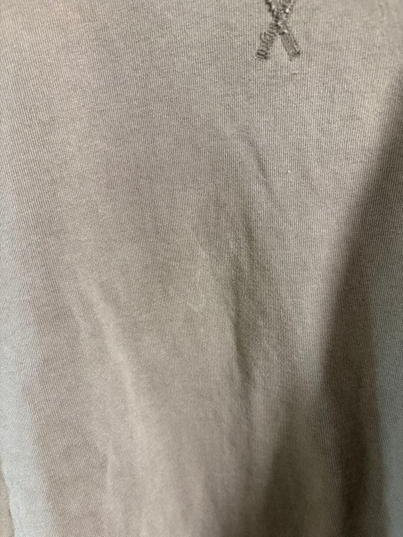 KITH カーキ ロゴ刺繍 スウェット XL