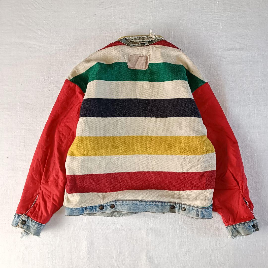 90s USA製 Levi's リバーシブル ブランケット トラッカージャケット