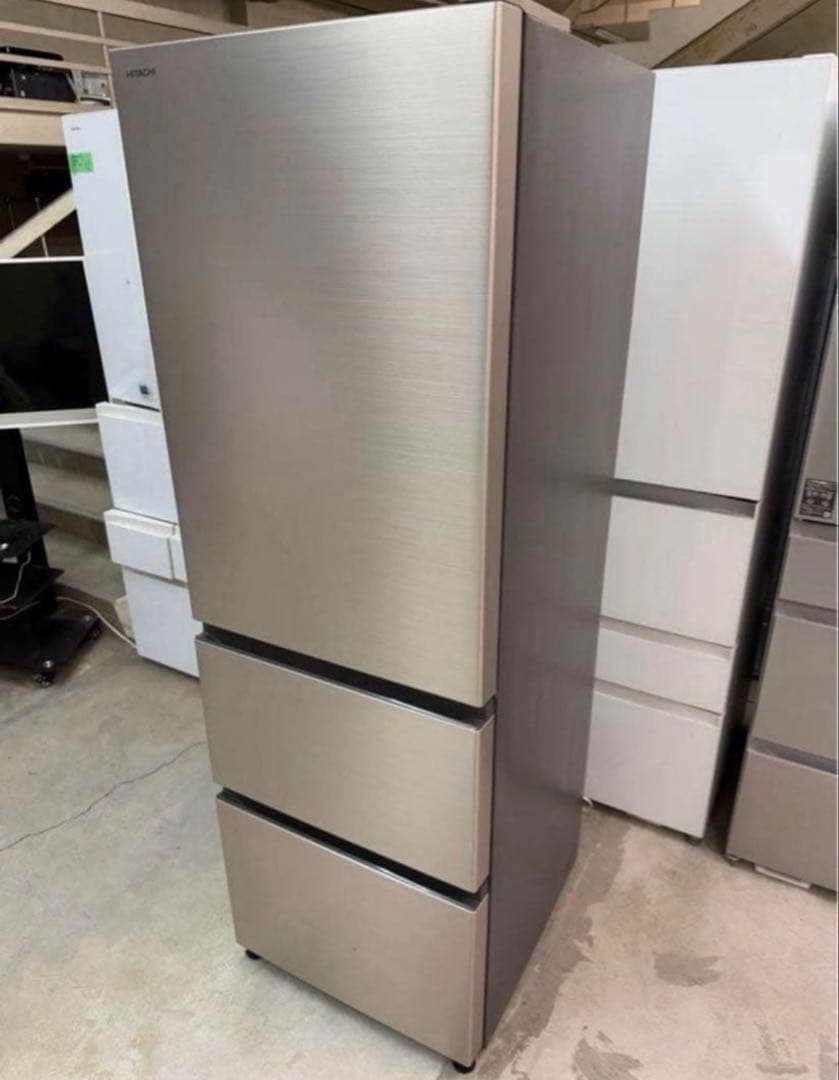 【高年式】 2020年式 375L HITACHI 冷蔵庫 R-V38NV(N)