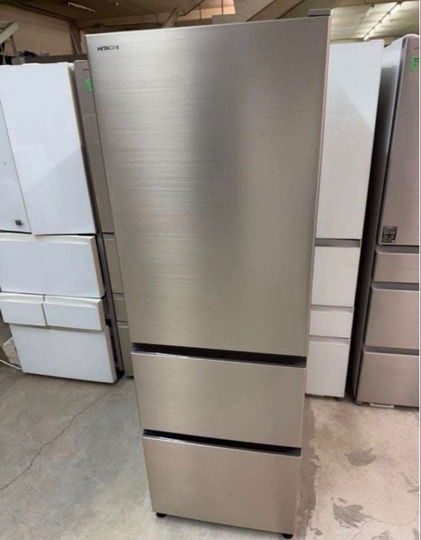 【高年式】 2020年式 375L HITACHI 冷蔵庫 R-V38NV(N)