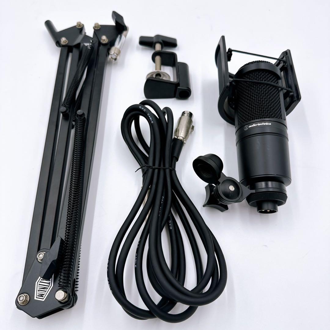 audio-technica AT2020 マイクスタンド付き