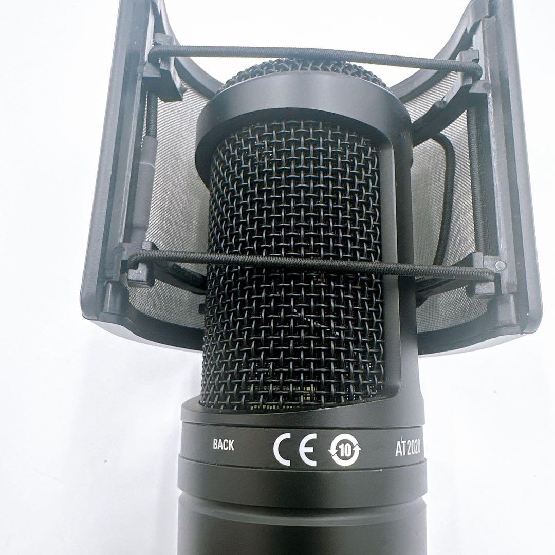 audio-technica AT2020 マイクスタンド付き