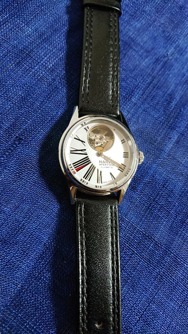 ■美品 最終値下げ■MARVIN 自動巻き腕時計 M111-12