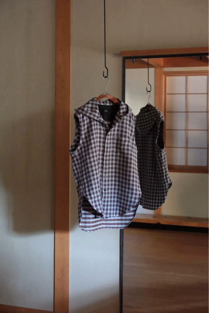 トップス ensou. Sleeveless Hoodie Shirt