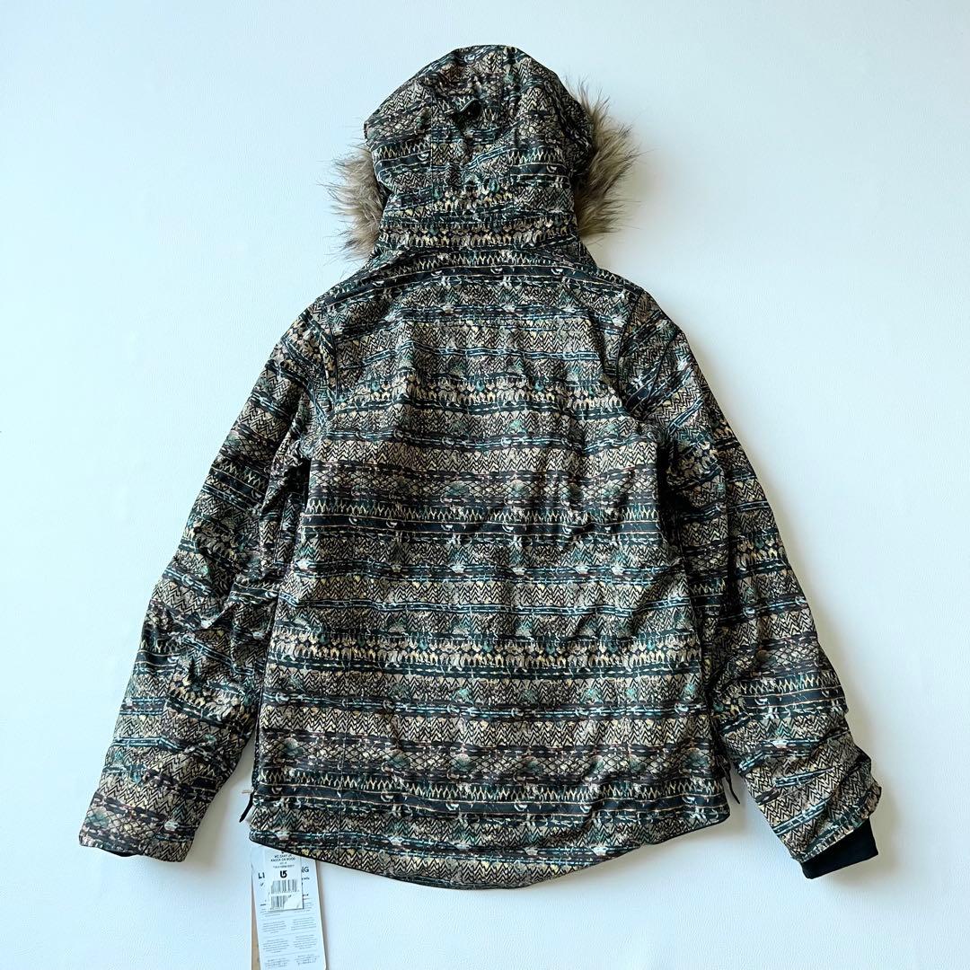 3227【新品】バートン　ジャケット タグ付き ノルディック柄　M ブラウン