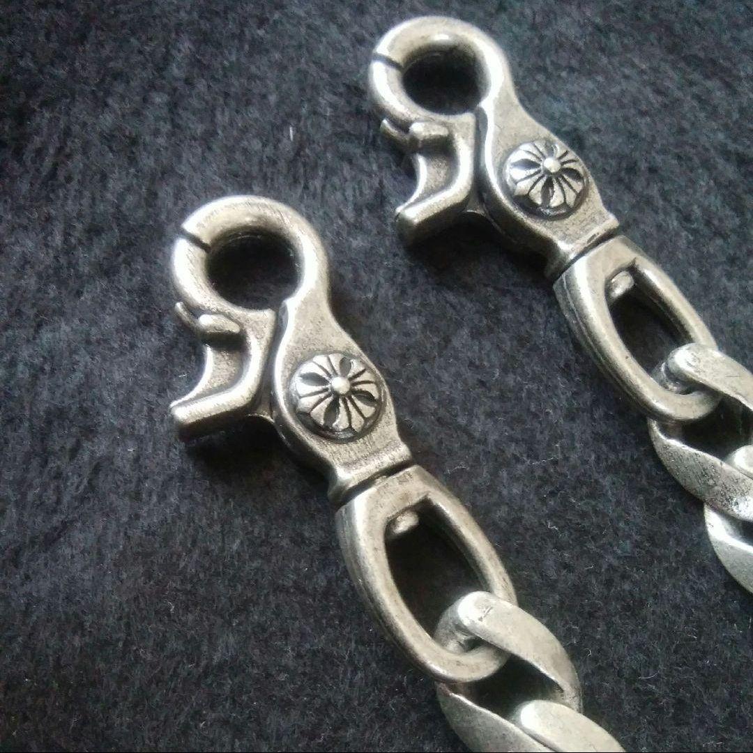 BLACKDIA シルバー クロス クラシック ウォレットチェーン ショート