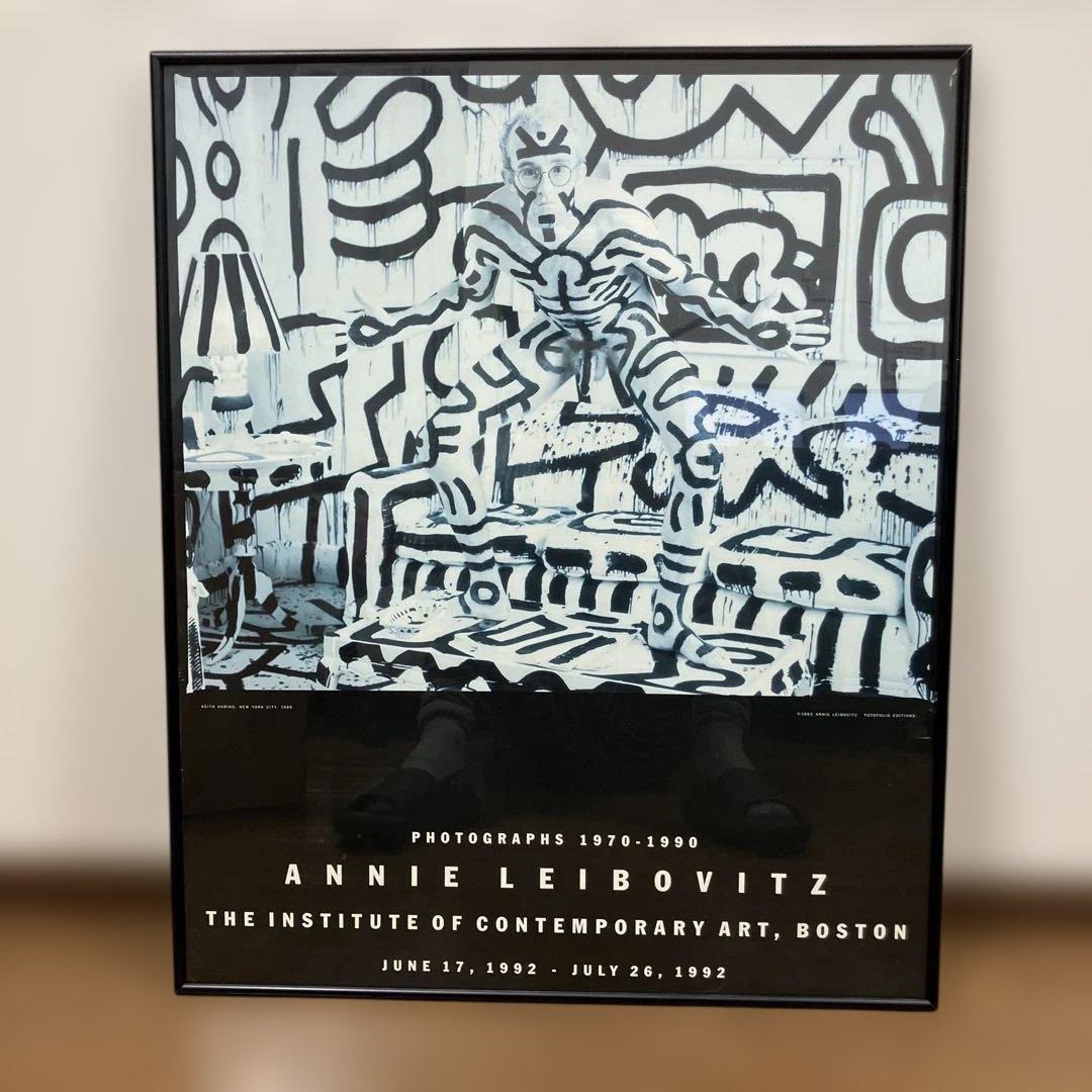 Keith Haring 展示作品 ポスターフレーム入り
