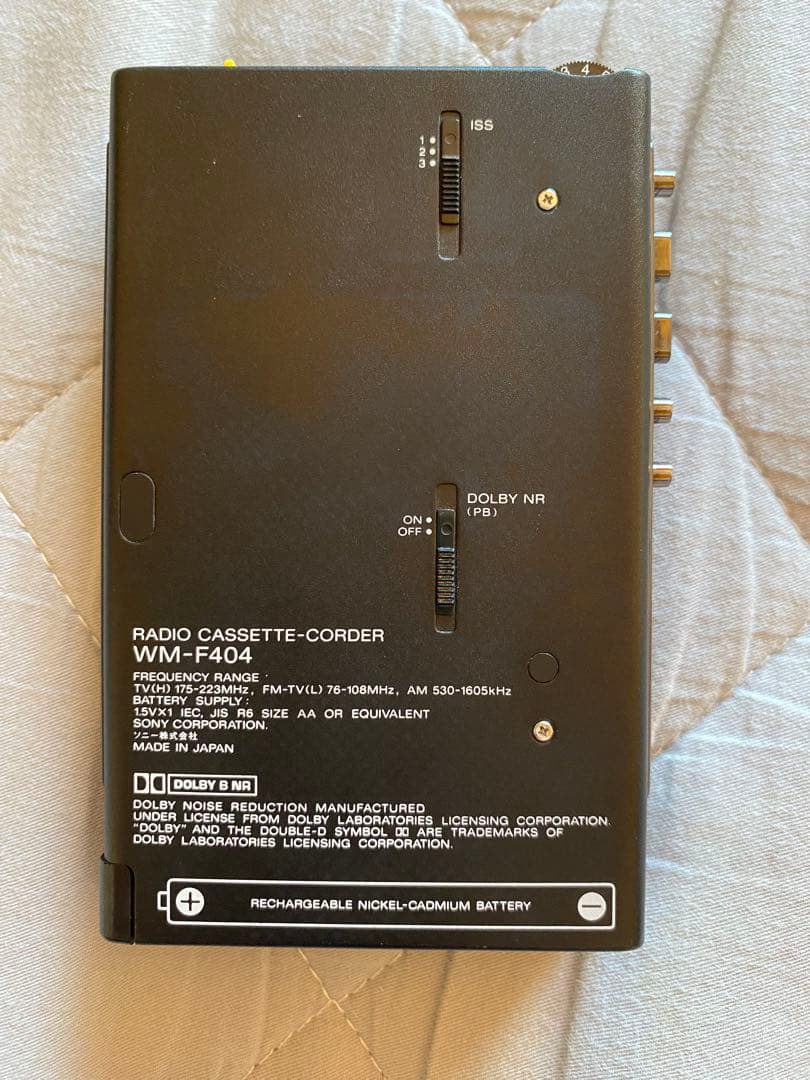 SONY ウォークマン WM-F404 カセットプレーヤー 同作確認済み