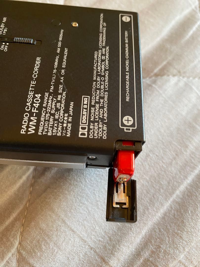 SONY ウォークマン WM-F404 カセットプレーヤー 同作確認済み