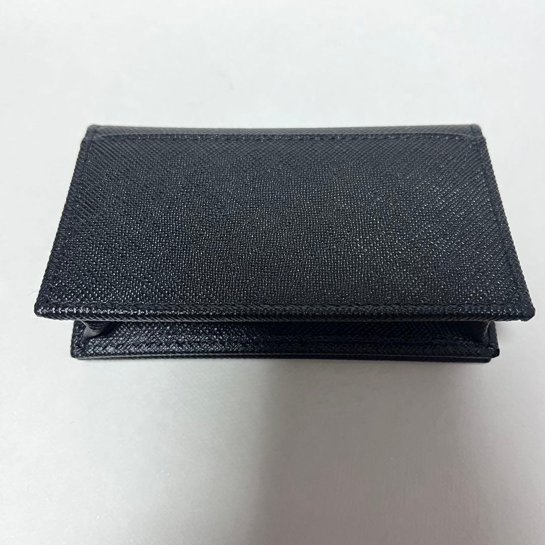 PRADA 名刺入れ 名刺ケース プラダ ブラック 1MC122 牛革