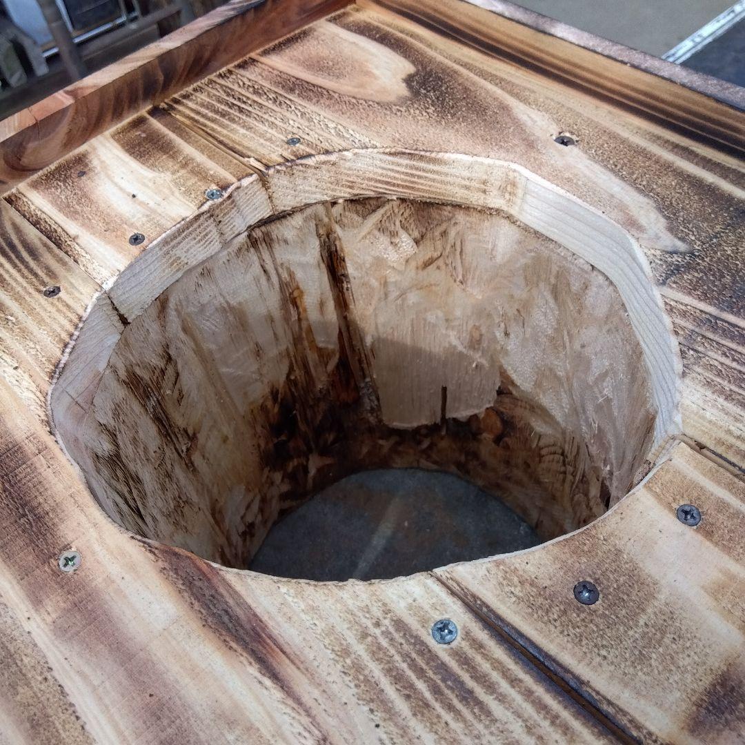 天然木 昆虫採集道具 日本みつばち誘引待ち箱のベース