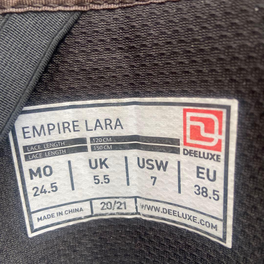 （値下げ）DEELUXE EMPIRE LARA スノボブーツ　24.5 c m