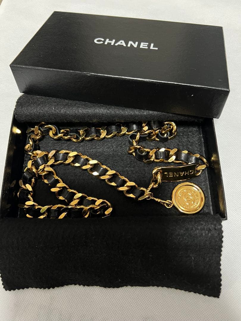CHANEL ゴールドチェーン ベルト