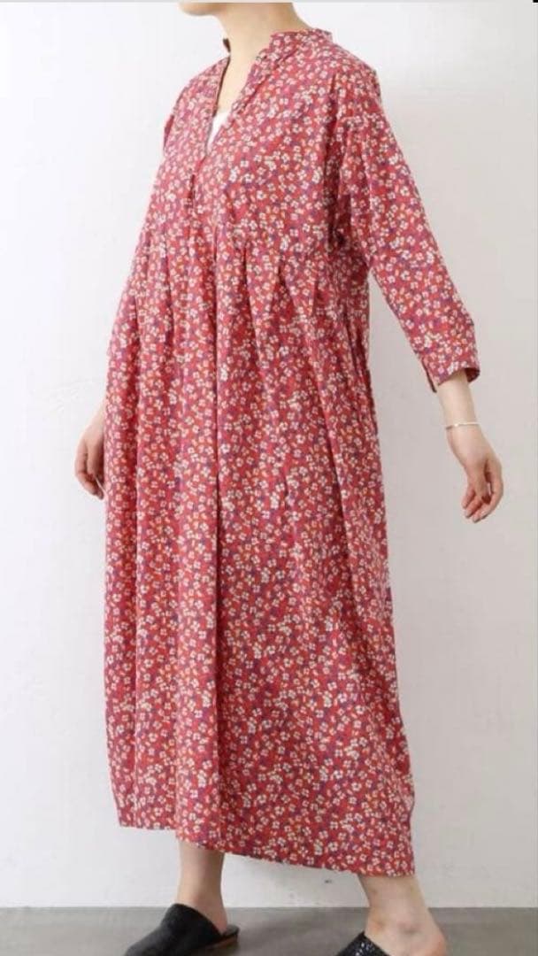 あっきんきん　ジャーナル　リバティフラワー ampleプルワンピース