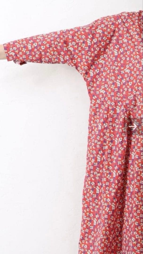 あっきんきん　ジャーナル　リバティフラワー ampleプルワンピース