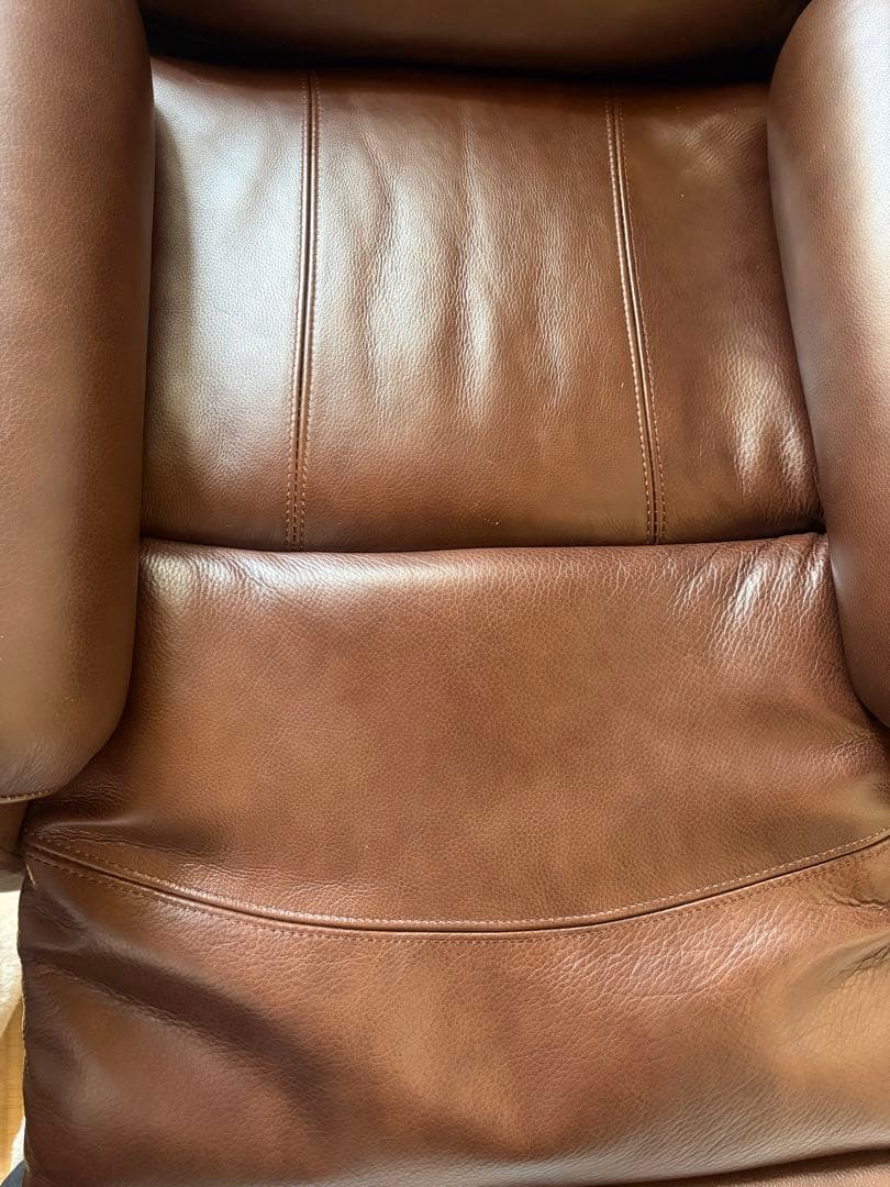 NITORI ニトリ リクライニングソファ 1人掛け レザー ブラウン