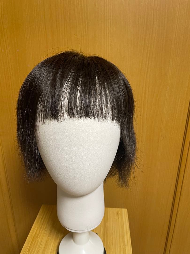 ワンステップ ウィッグ 人毛100% Sサイズ