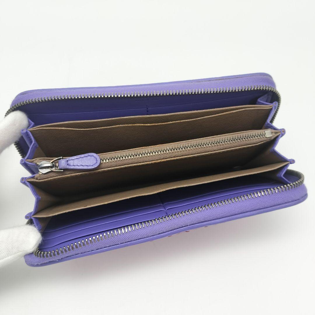 極美品✨ボッテガヴェネタ　長財布　ラウンドファスナー　レザー