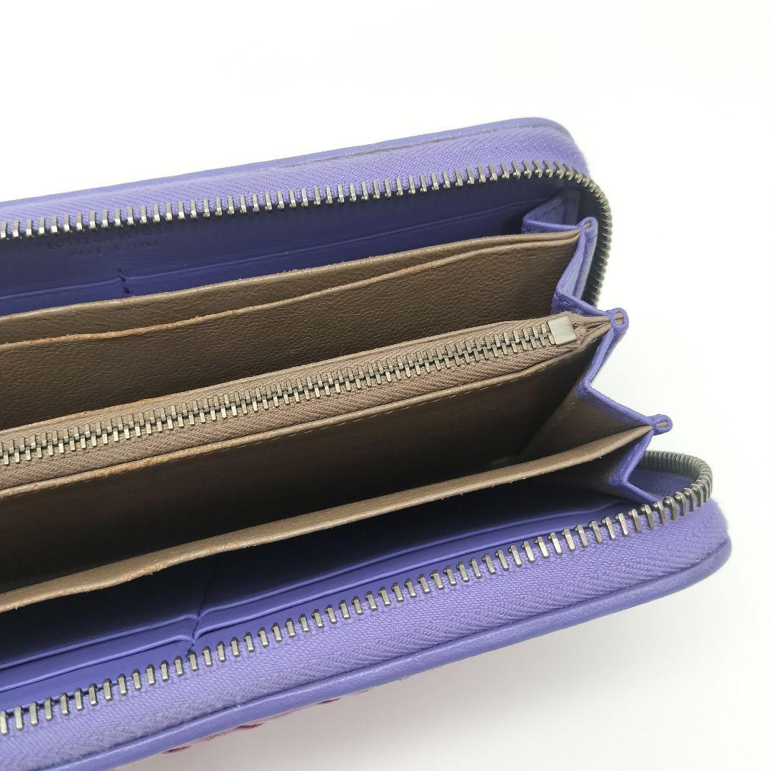 極美品✨ボッテガヴェネタ　長財布　ラウンドファスナー　レザー