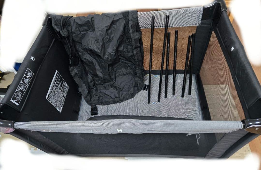 【新品・未使用】 カトージ プレイヤード ベビーベッド