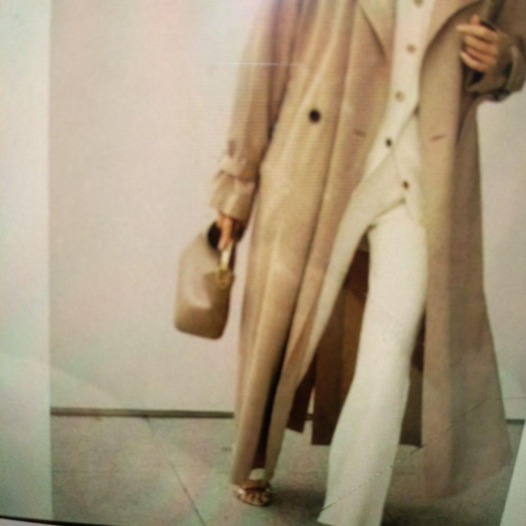 タイムセール⭐美品ドゥーズィエムクラス　GLASSY RIB パンツ　ナチュラル