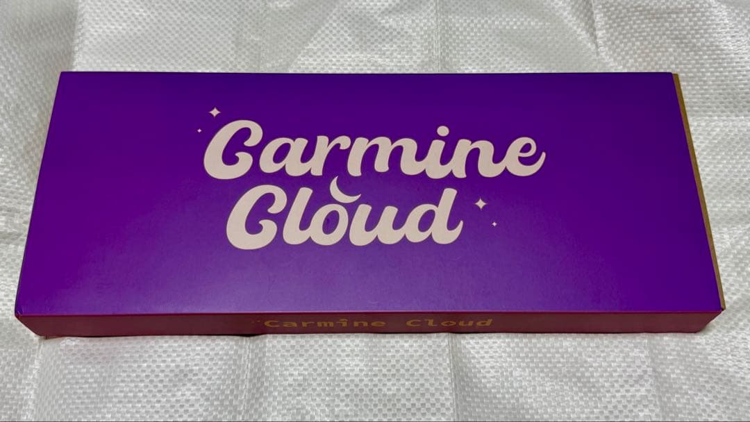 Carmine Cloud PBTキーキャップ セット Cherry 美品