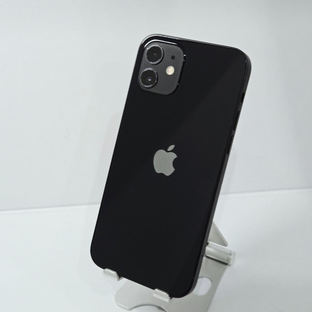 08 iPhone12 ブラック SIMフリー 美品 バッテリー86%