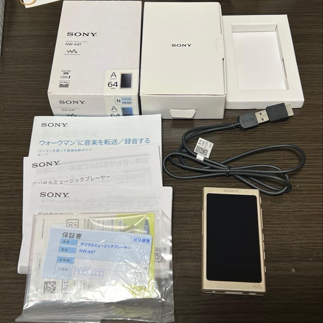 SONY WALKMAN NW-A47 64GB ゴールド