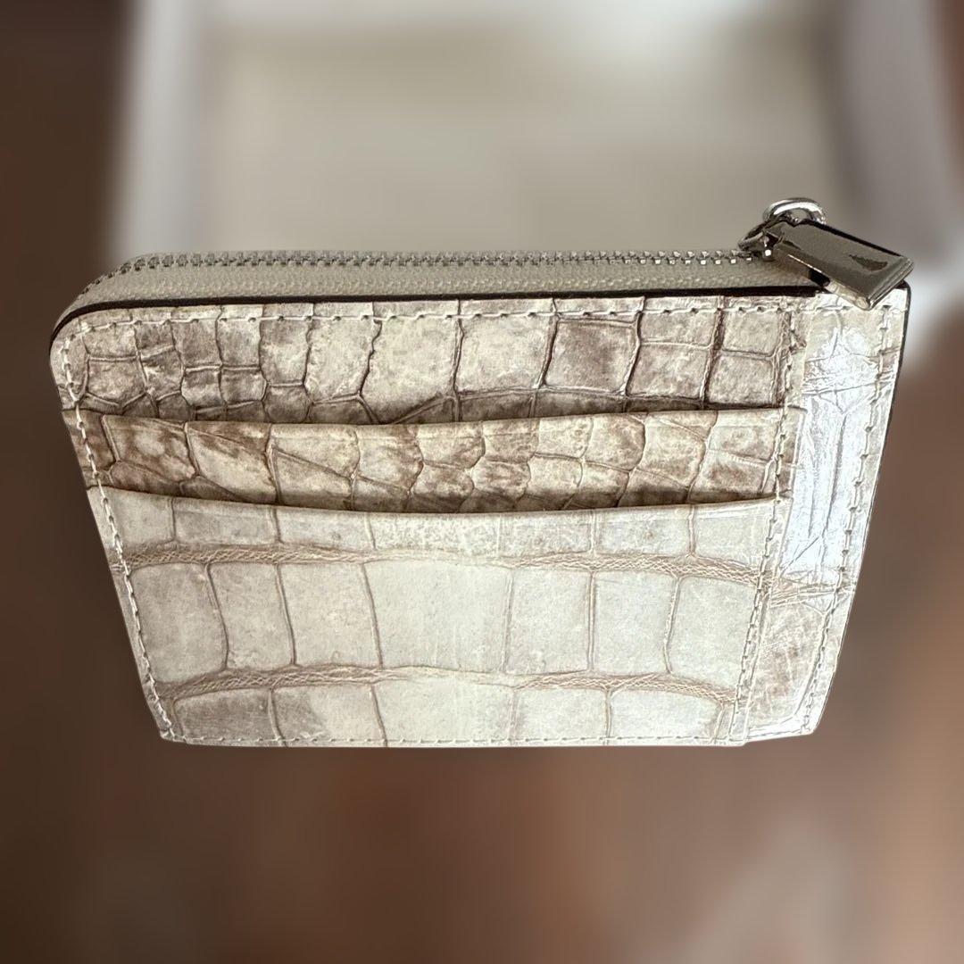 ホワイト クロコダイルケース