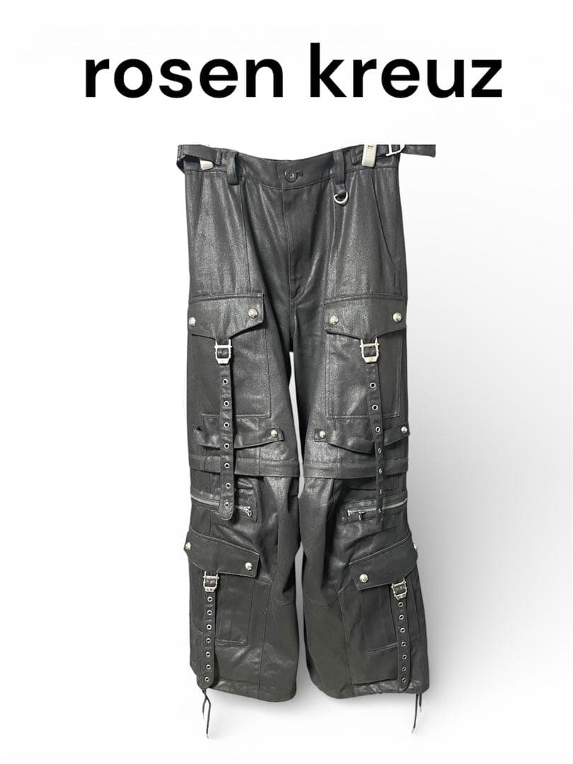 【Rosen Kreuz】LONGBELTFLARECARGOPANTS