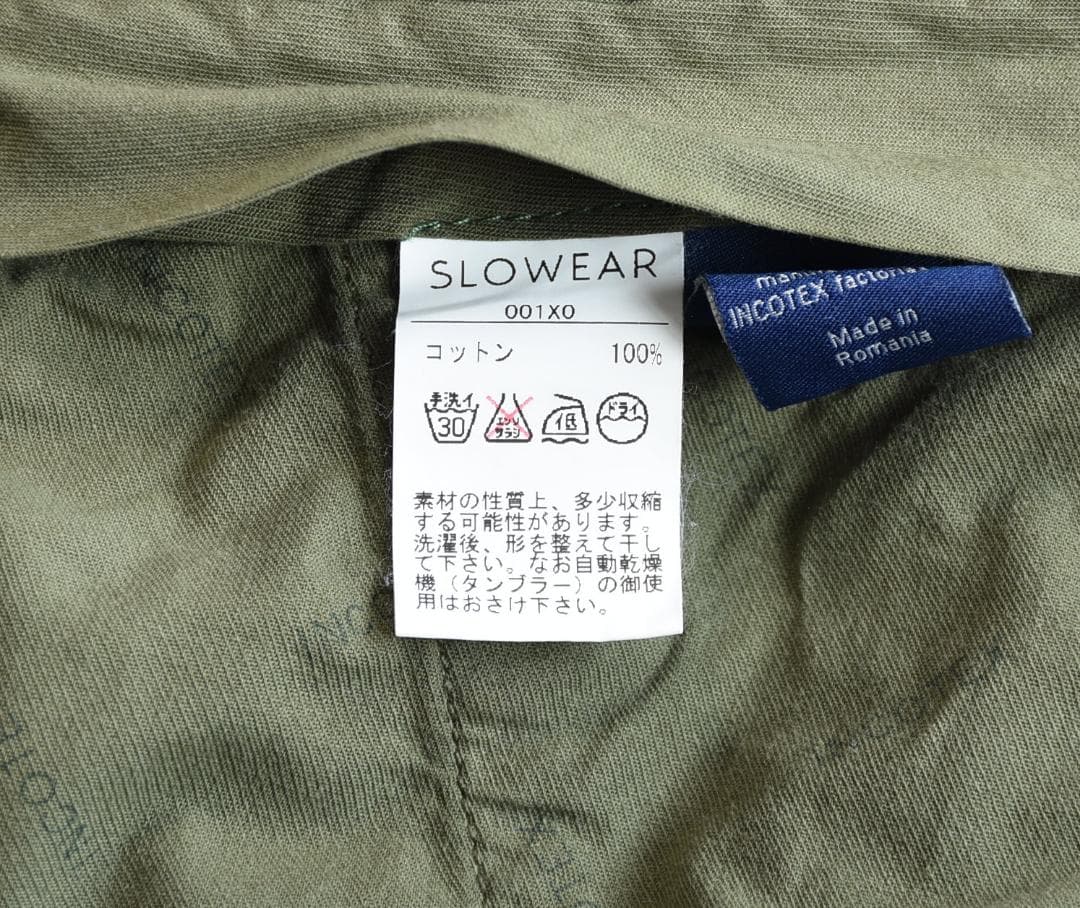 INCOTEX（インコテックス）ユーズド加工が施されたカーゴパンツ size46