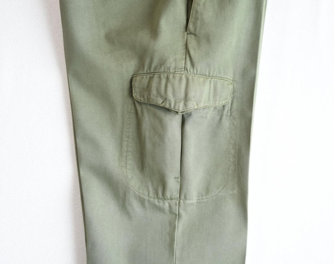 INCOTEX（インコテックス）ユーズド加工が施されたカーゴパンツ size46